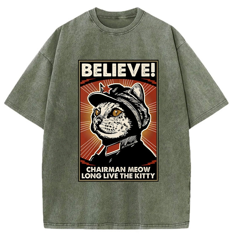 Tokyo-Tiger Long Live The Kitty Washed T-Shirt Sale – tokyo