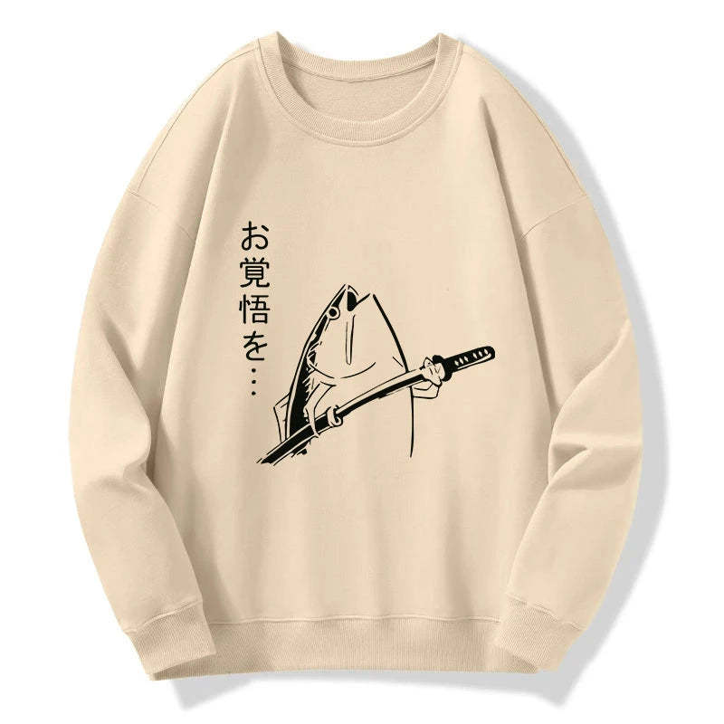 Tokyo-Tiger The Fish With The Knife Japanese Sweatshirt Sale