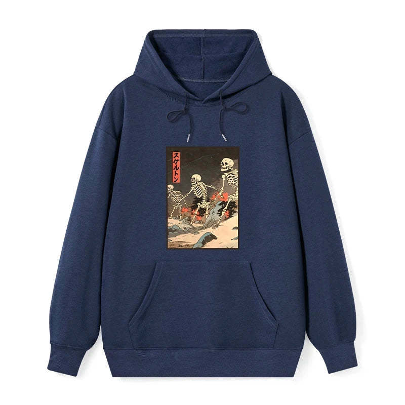Tokyo-Tiger Japanese Rising Skeletons Classic Hoodie
