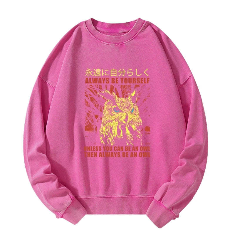Tokyo-Tiger Always Be Yourself Japanese Washed Sweatshirt