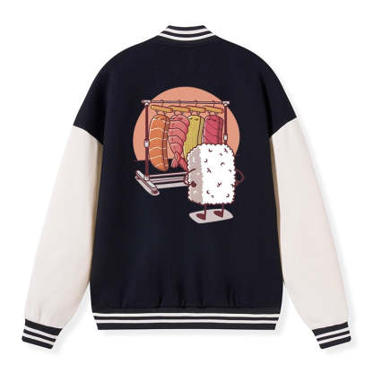 Tokyo-Tiger Which One Should I Wear Today Embroidery Varsity Jacket