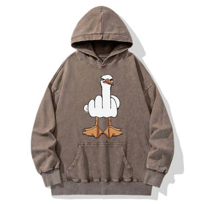 Tokyo-Tiger Funny Duck You Washed Hoodie