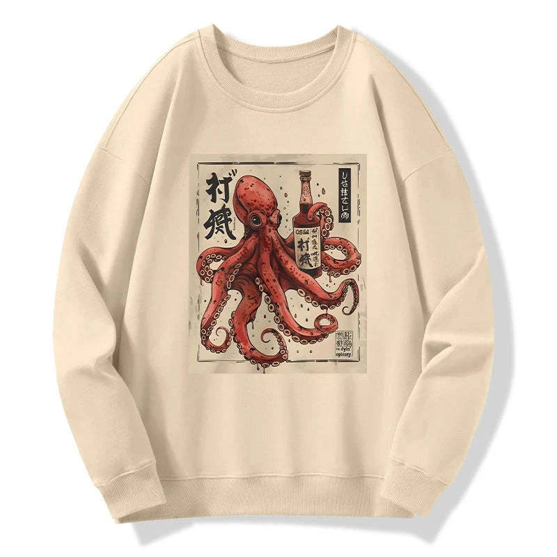 Tokyo-Tiger Osaka Saké Octopus Sweatshirt Sale