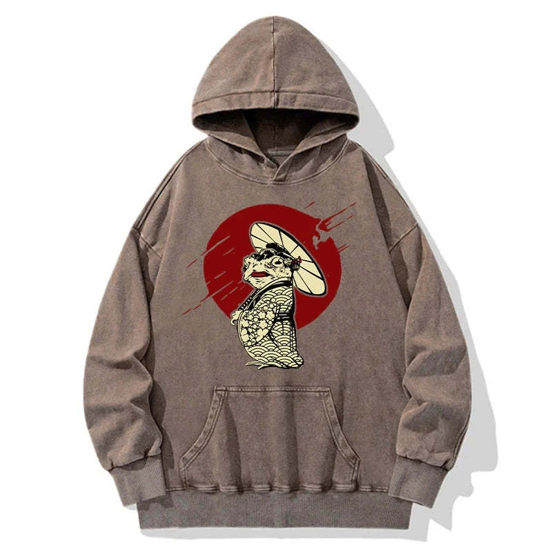 Tokyo-Tiger Frog Monster Washed Hoodie