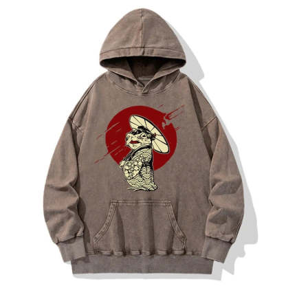 Tokyo-Tiger Frog Monster Washed Hoodie