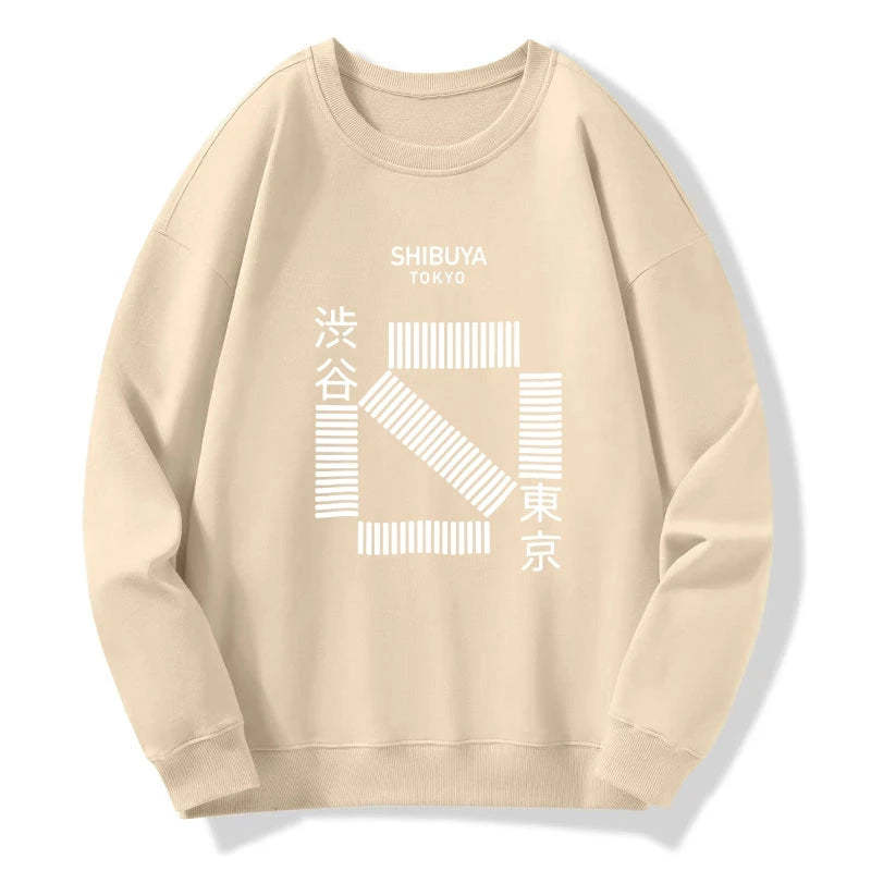 Tokyo-Tiger Japanese Shibuya Crossing Sweatshirt