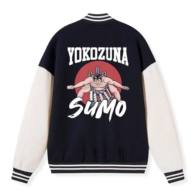 Tokyo-Tiger Yokozuna Sumo Embroidery Varsity Jacket Sale