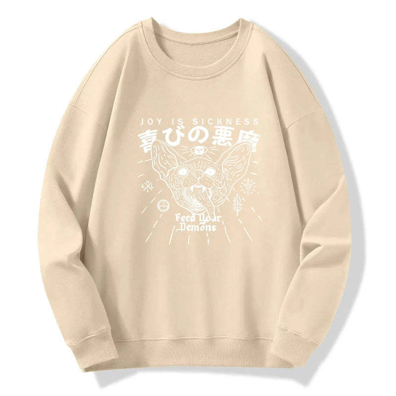 Tokyo-Tiger Joy Is Sickness Sweatshirt