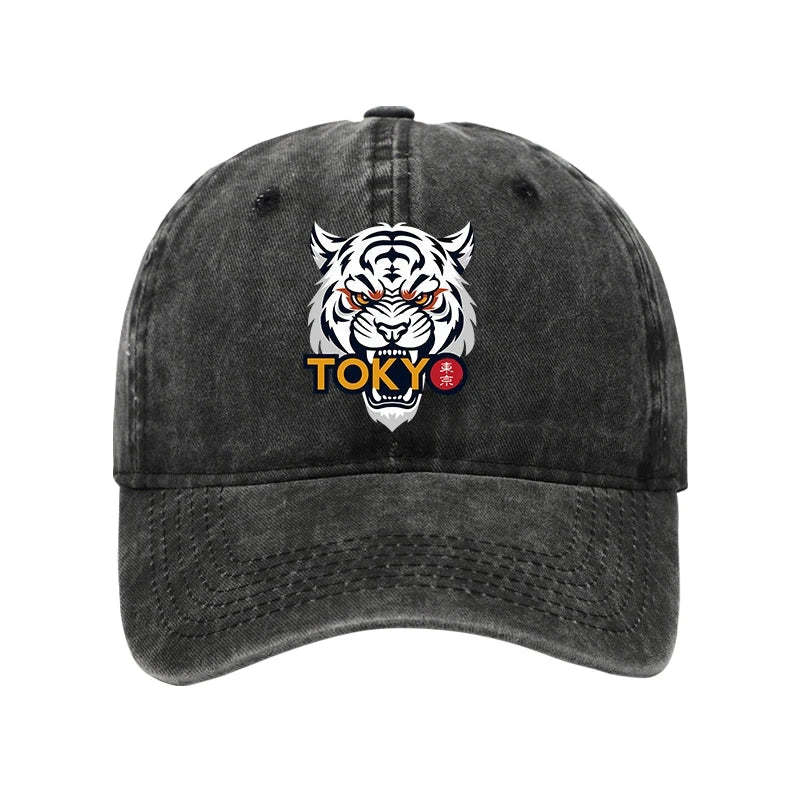 Tokyo-Tiger Logo Washed Cap Sale