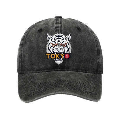 Tokyo-Tiger Logo Washed Cap