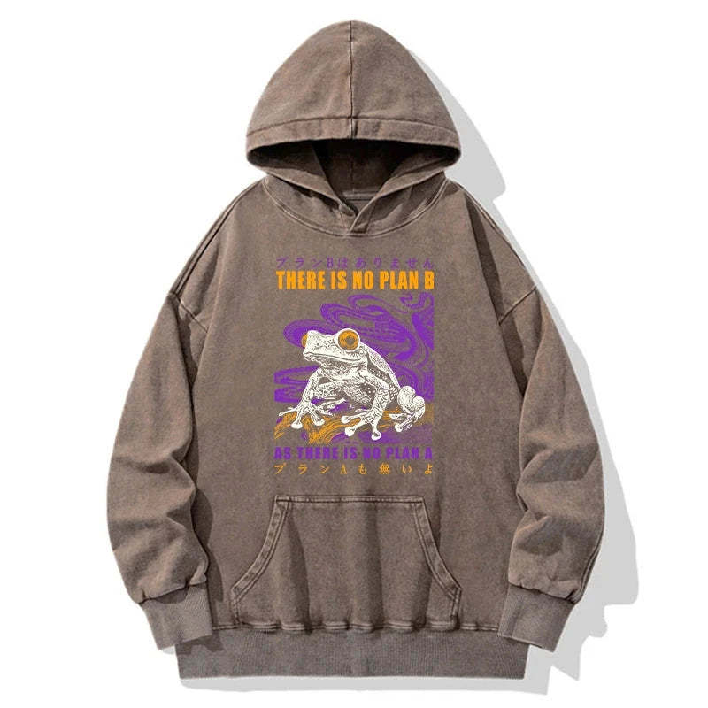 Tokyo-Tiger Thers Is No Plan B Frog Washed Hoodie Sale