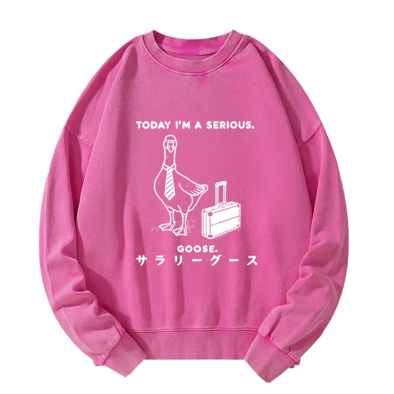 Tokyo-Tiger Hard Working Goose Washed Sweatshirt