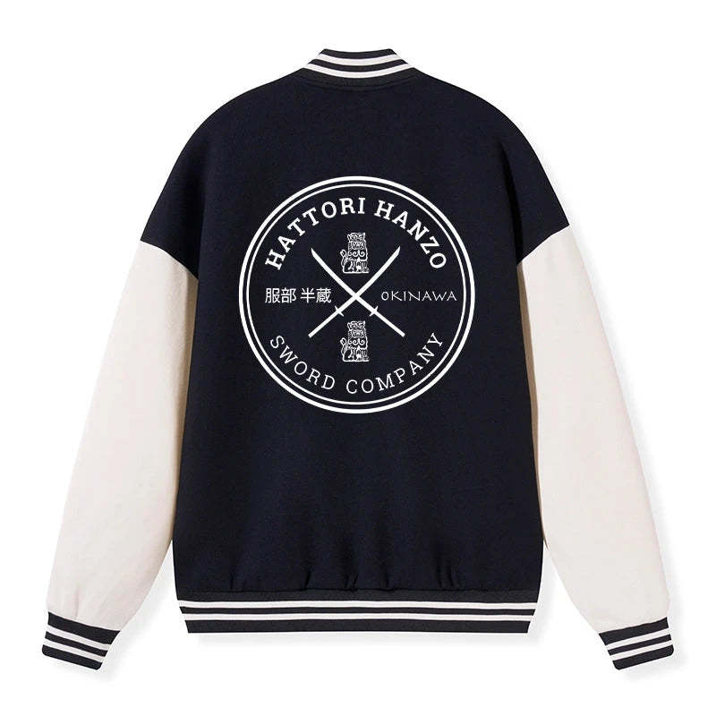Tokyo-Tiger Hattori Hanzo Sword Company Embroidery Varsity Jacket Sale
