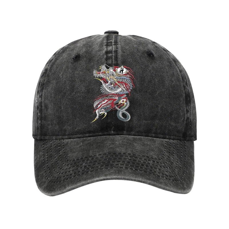 Tokyo-Tiger Dragon of Dojima Washed Cap