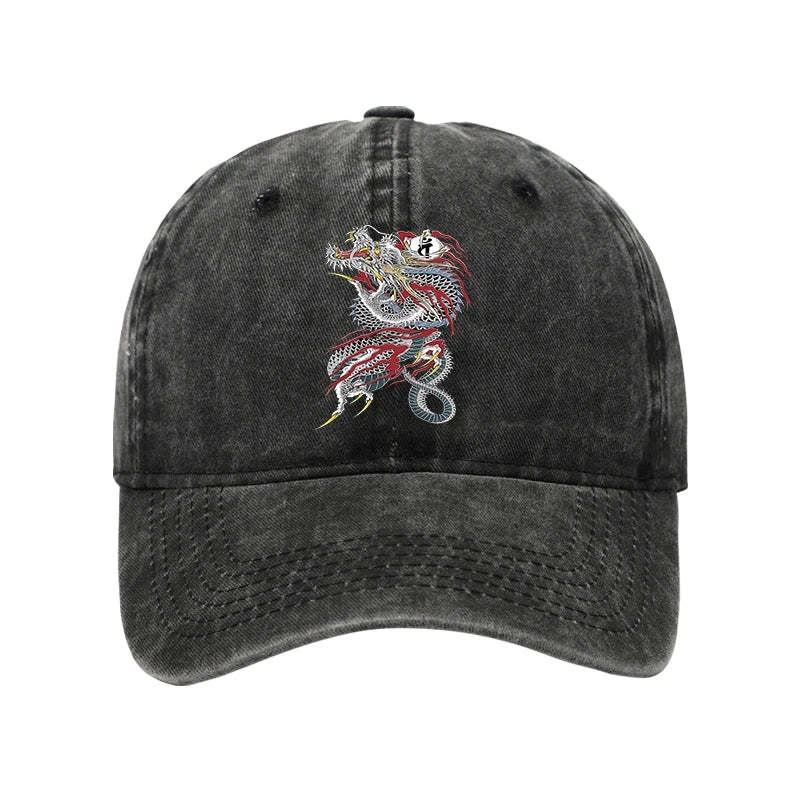 Tokyo-Tiger Dragon of Dojima Washed Cap