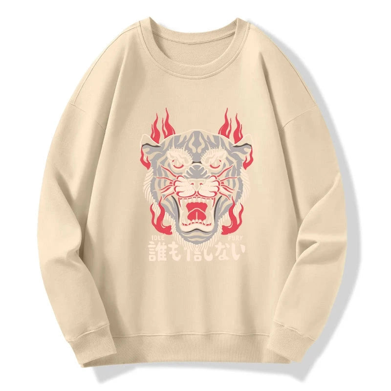 Tokyo-Tiger Retro Tiger Japanese Sweatshirt