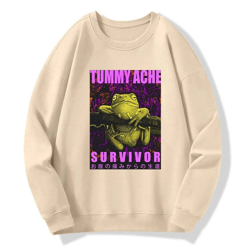 Tokyo-Tiger A Frog With Stomachache Sweatshirt