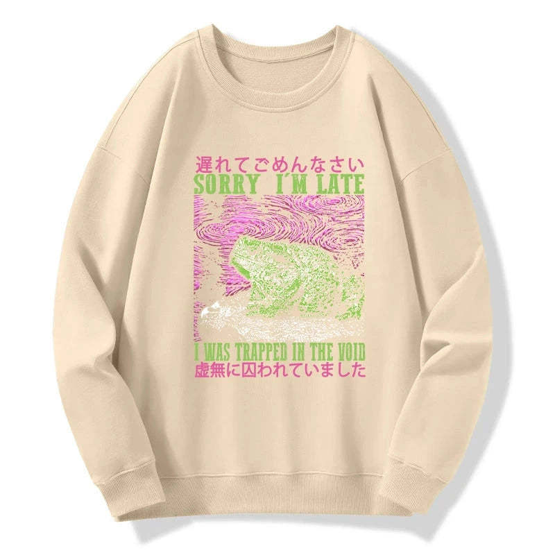 Tokyo-Tiger A Frog In Distress Japanese Sweatshirt-tokyo-tiger