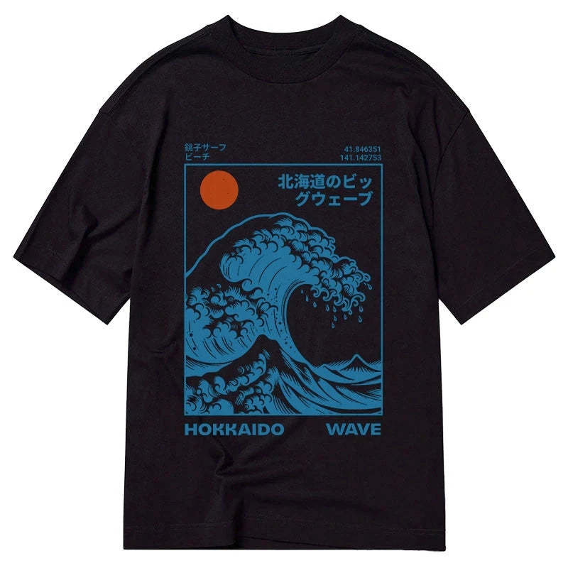 Tokyo-Tiger Hokkaido Wave Japan Classic T-Shirt