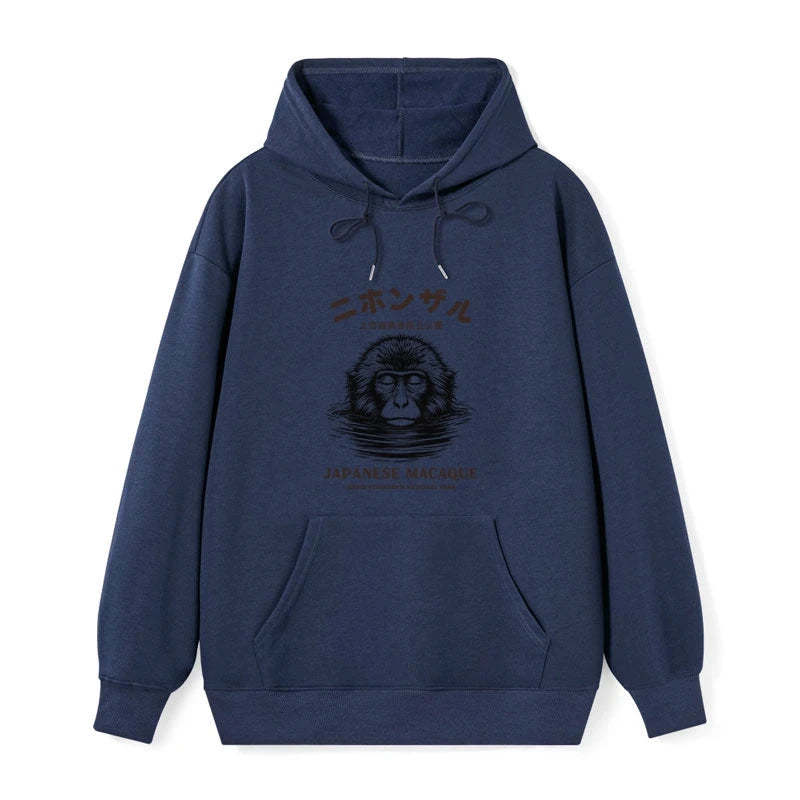 Tokyo-Tiger The Macaque Monkey In The Bath Japanese Classic Hoodie