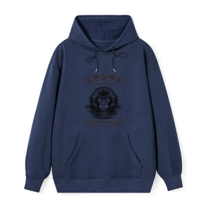 Tokyo-Tiger The Macaque Monkey In The Bath Japanese Classic Hoodie