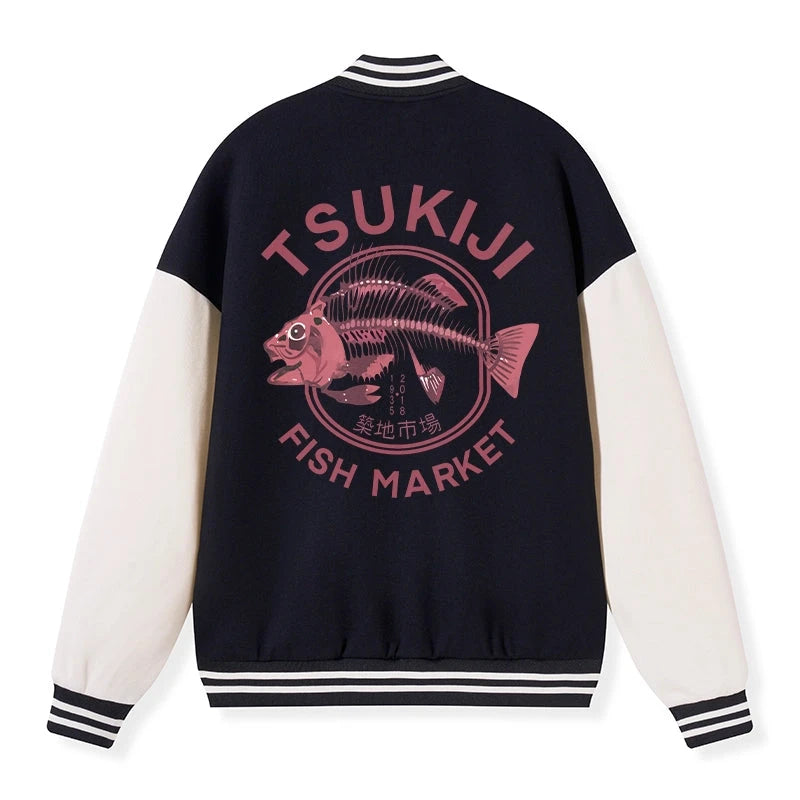 Tokyo-Tiger Japanese Shibuya Crossing Embroidery Varsity
