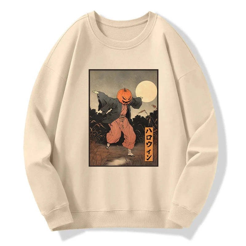 Tokyo-Tiger Japanese Pumpkin Monster Sweatshirt