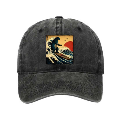 Tokyo-Tiger The Great Wave Washed Cap