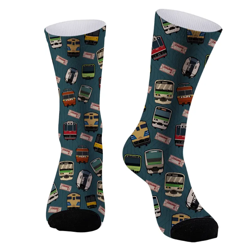 Tokyo-Tiger Japanese Train Socks