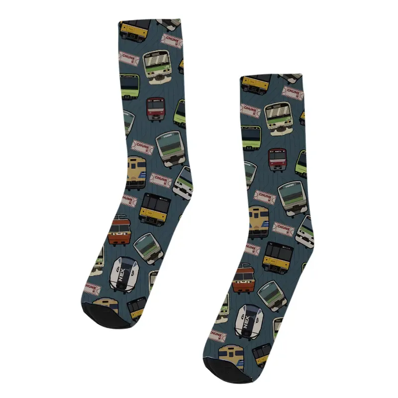 Tokyo-Tiger Japanese Train Socks