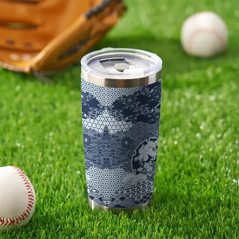 Tokyo-Tiger Sakura Auspicious Clouds 20oz Tumbler