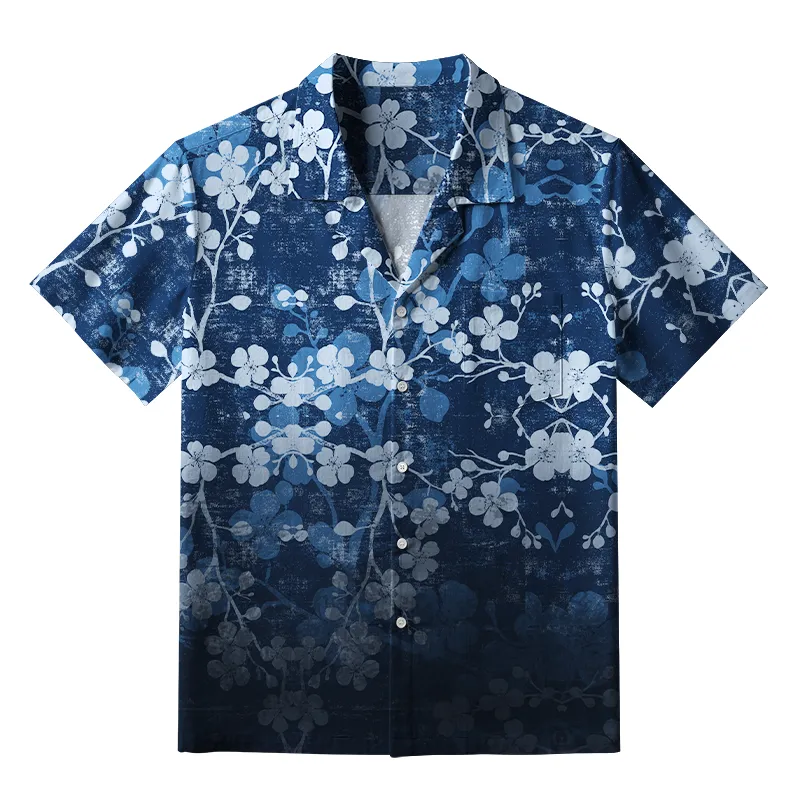 Tokyo-Tiger Midnight Blossoms Aloha Hawaiian Shirt Sale