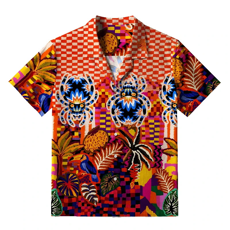 Tokyo-Tiger Spiders In The Rainforest Hawaiian Shirt