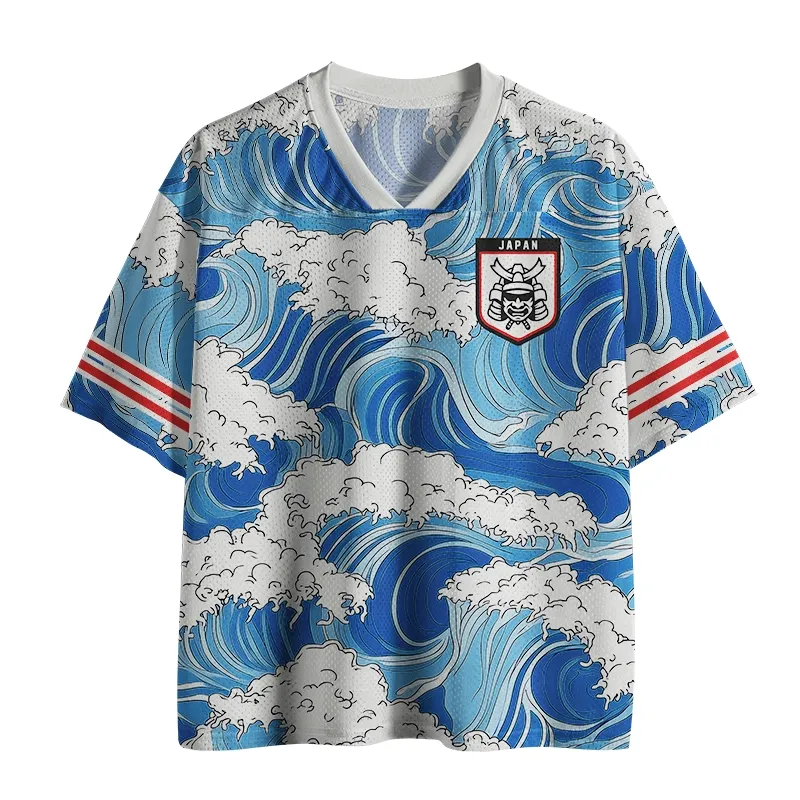 Tokyo-Tiger The Great Wave Japanese Mesh Jersey