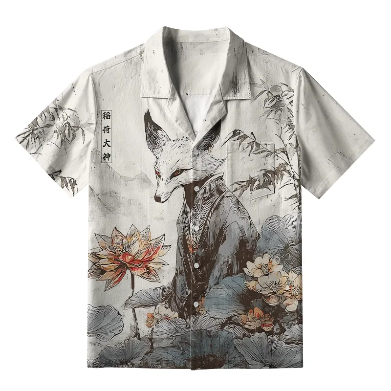 Tokyo-Tiger Guardian Of The Lotus Realm Aloha Hawaiian Shirt