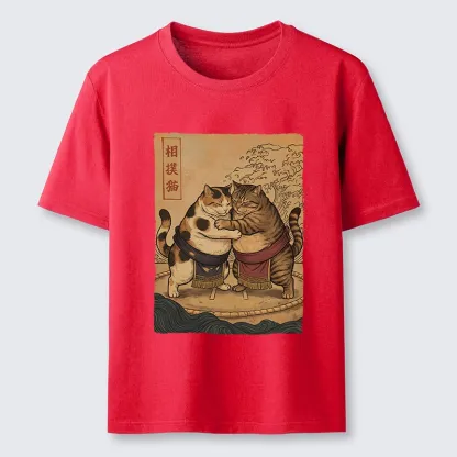 Tokyo-Tiger Sumo Cats Ready To Fight Classic T-Shirt