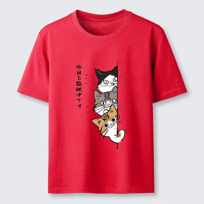 Tokyo-Tiger Funny Cat Surveillance Squad Classic T-Shirt