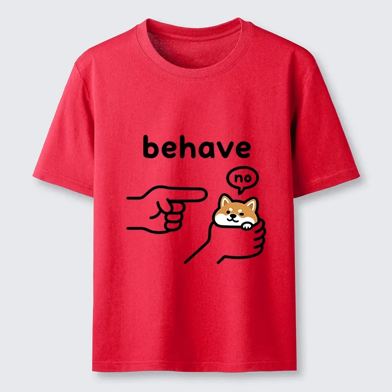 Tokyo-Tiger Funny Shiba Refusing To Behave Classic T-Shirt