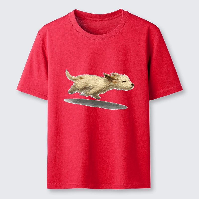 Tokyo-Tiger Happy Puppy Running Free Classic T-Shirt