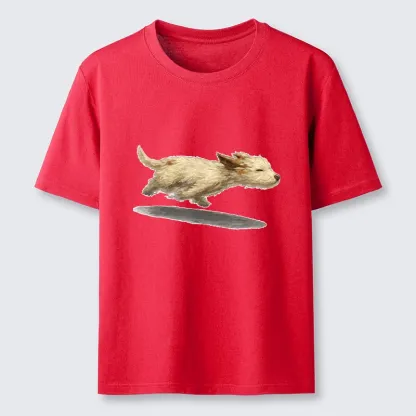 Tokyo-Tiger Happy Puppy Running Free Classic T-Shirt
