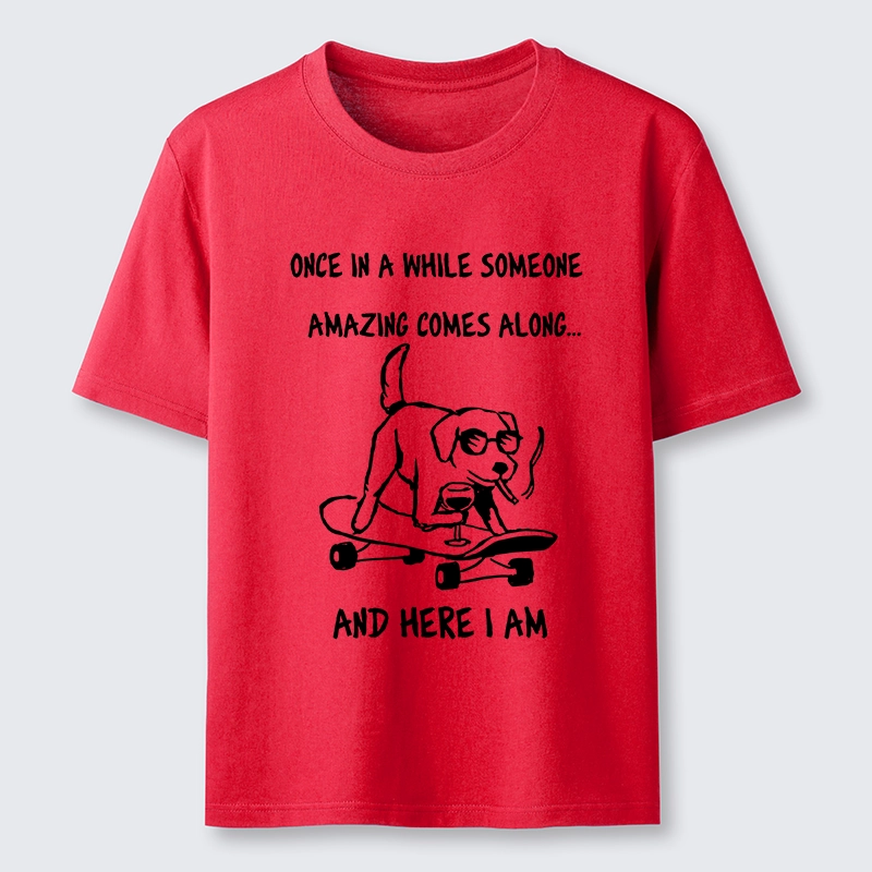Tokyo-Tiger Cool Dog On Skateboard Funny Meme Classic T-Shirt Sale