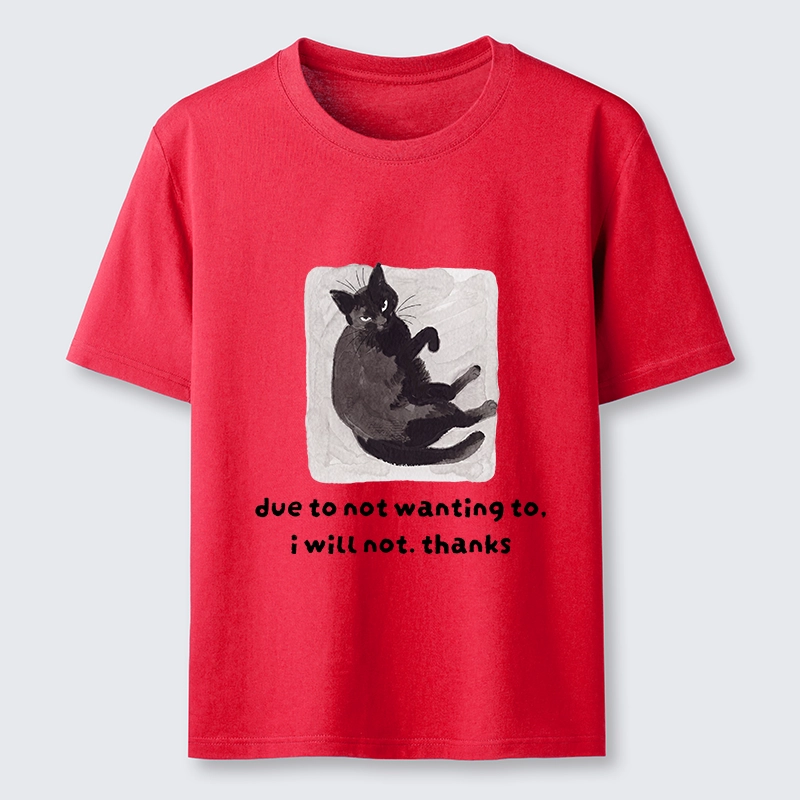 Tokyo-Tiger Cat Says No Thanks Funny Vibe Classic T-Shirt