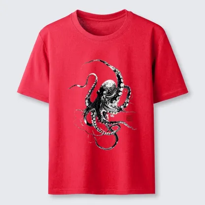 Tokyo-Tiger Traditional Japanese Octopus Painting Classic T-Shirt