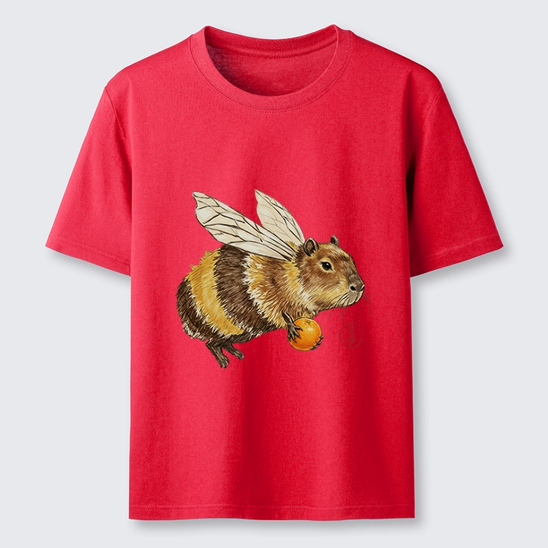 Tokyo-Tiger Funny Capybara Bee Meme Art Classic T-Shirt