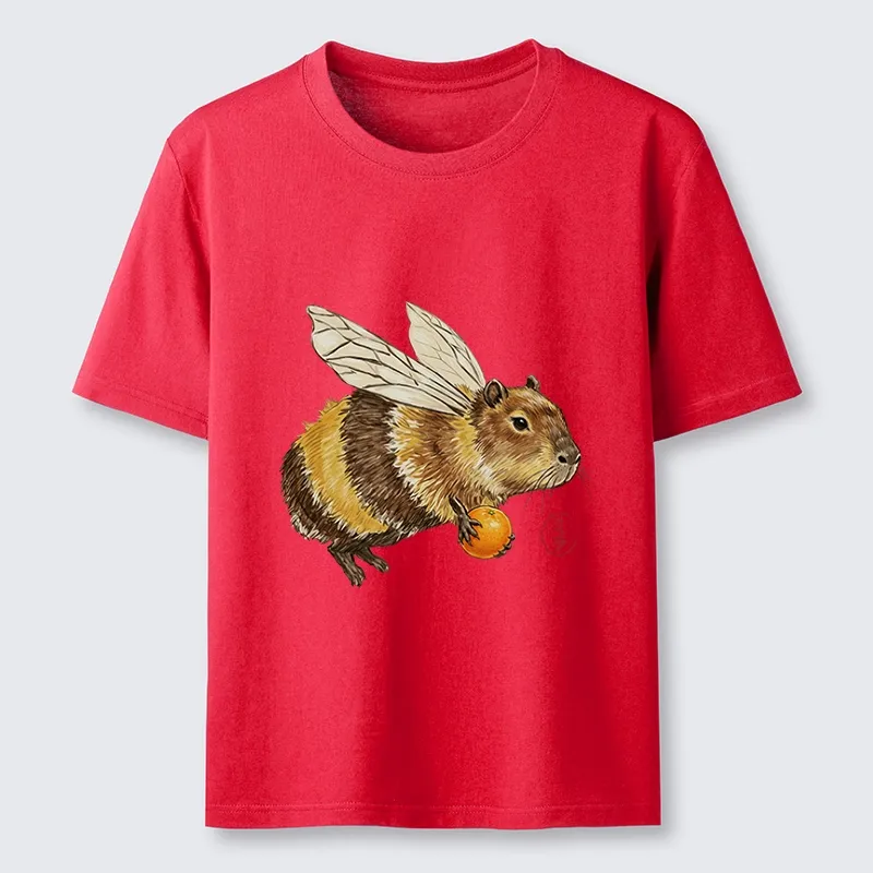 Tokyo-Tiger Funny Capybara Bee Meme Art Classic T-Shirt