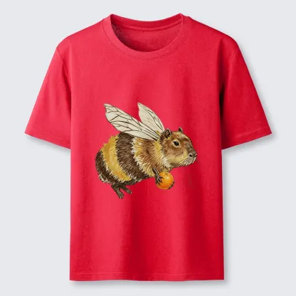 Tokyo-Tiger Funny Capybara Bee Meme Art Classic T-Shirt