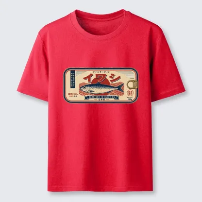 Tokyo-Tiger Vintage Japanese Sardine Can Art Classic T-Shirt