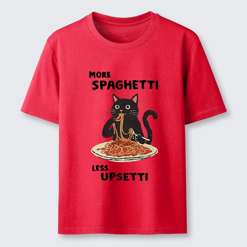 Tokyo-Tiger More Spaghetti Less Upsetti Cat Classic T-Shirt