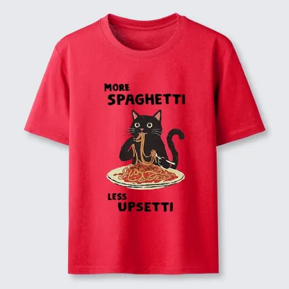 Tokyo-Tiger More Spaghetti Less Upsetti Cat Classic T-Shirt