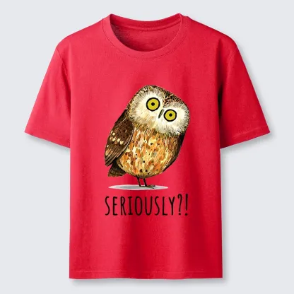 Tokyo-Tiger Seriously Confused Owl Meme Art Classic T-Shirt
